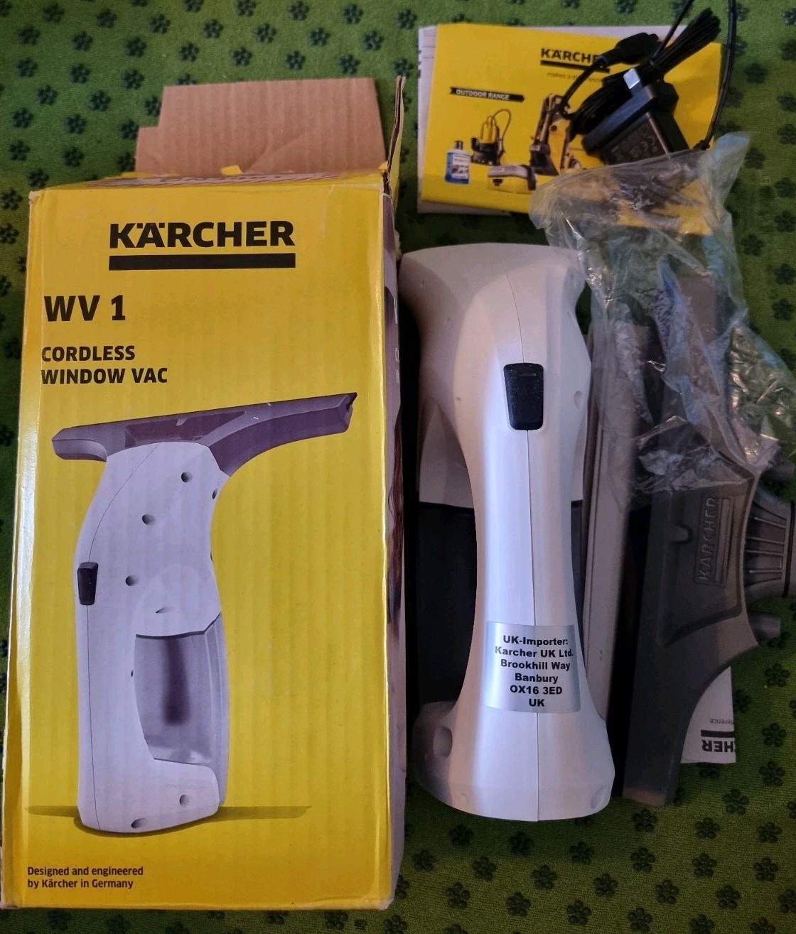 Karcher WV 1 Handheld Window Cleaner - WHITE - VGC.working.