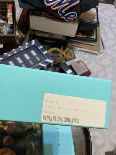 Tiffany & Co. 7” Letter Opener White Metal & Yellow Metal Engraved MGM Grand - Picture 9 of 9