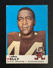 1969 Topps #1 LEROY KELLY -- HOF Cleveland Browns -- Good