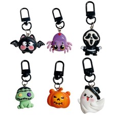 2x Halloween Keychaings Trick Or Treat Spooky Party Favors Party Bag Gift