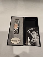 Kenneth Cole New York KC4020 Slim Ladies Rose Gold Dial Stainless Steel  Watch