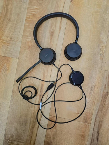 Jabra Evolve 20 MS Teams Certified Black USB Wired Headset