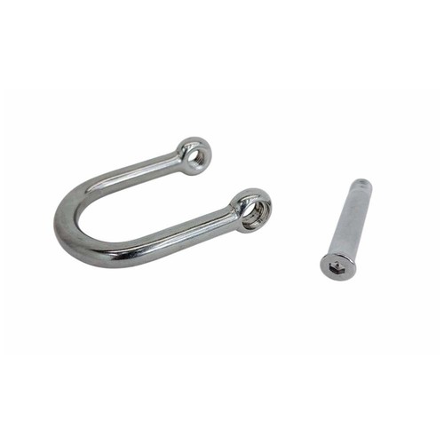 5/16" Screw Pin Wide D Shackle No Snag Pin 1,300 Lbs WLL Stainless Steel T316 - Picture 5 of 6