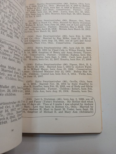 Family Record Of Henry D. Mast & Elizabeth Miller Published 1960 Small Paperback - Bild 17 von 23
