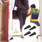 4pcs Safety Doors Stoppers Practical Punch Free Door Stop Home Doorstop Tools