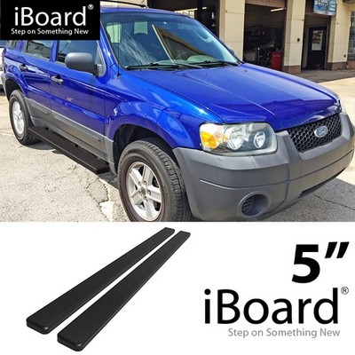 APS Running Board Side Step Nerf Bars 5in Black Fit Ford Escape 01-07