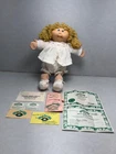 1985 Cabbage Patch Kids 16” Girl Doll Golden Blonde Hair, Blue Eyes, HM1, Papers