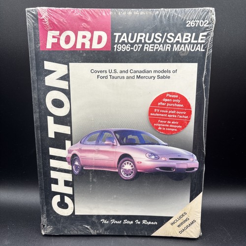 Chilton Ford Taurus Sable 1996-07 Repair Manual 26702 799-2015 - Foto 1 di 3