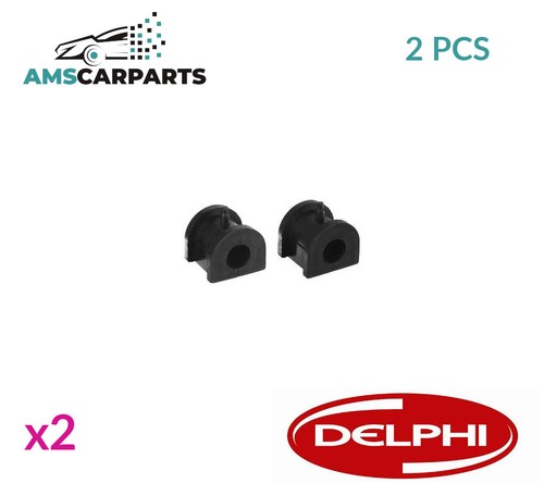 ANTI-ROLL BAR STABILISER BUSH KIT FRONT LOWER TD1083W DELPHI 2PCS NEW - Picture 1 of 5