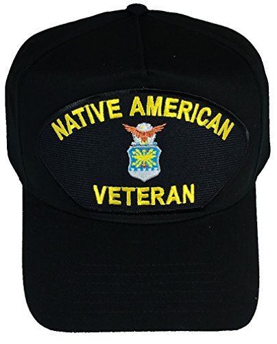 SOMBRERO DE VETERANO NATIVO AMERICANO FUERZA AÉREA DE LA USAF SERVICIO MILITAR INDÍGENA INDIO - Imagen 1 de 1