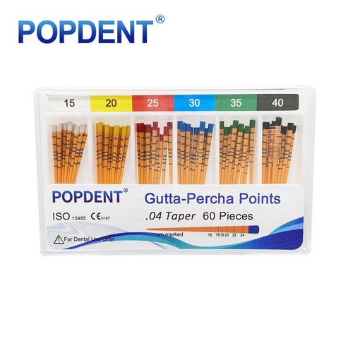 Dental MM Marked Endodontic Gutta Percha Points .02/.04/.06 Taper All Size 15-40 - Picture 6 of 31