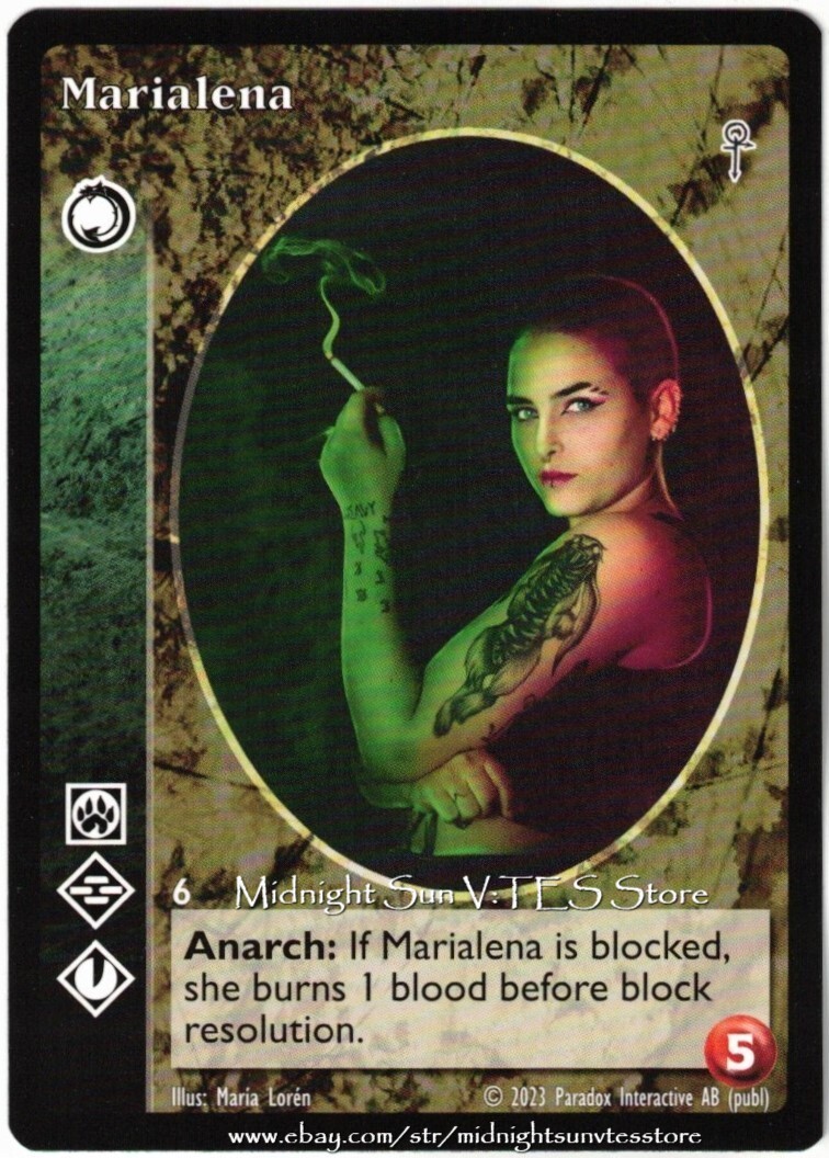 Marialena Tzimisce Fifth Edition V5 V:TES VTES Vampire CCG | eBay