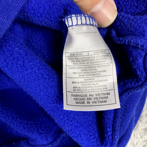 Nike Team Chicago Cubs Hoodie Mens XL Blue Center Swoosh Sweatshirt MLB Baseball - Picture 10 of 10