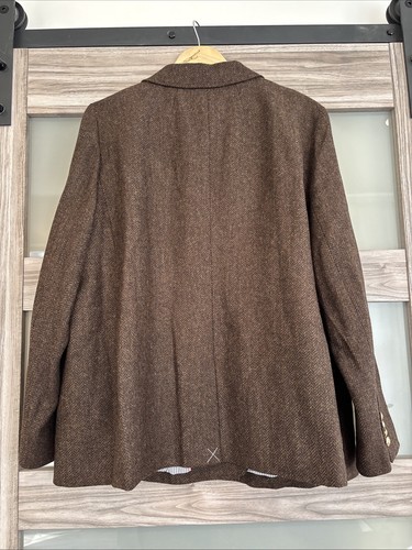 NWT J.Crew Bristol Blazer in Hazelnut English Wool Herringbone Size 20 - Picture 7 of 15