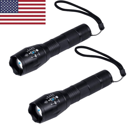 Torcia tattica led 90000lm torcia zoomabile per escursionismo caccia con 5 modalità - Foto 17 di 18