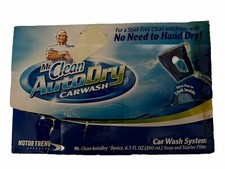 Mr. Clean AutoDry Carwash System With Soap and Starter Filter-NEW/Open Box-torn