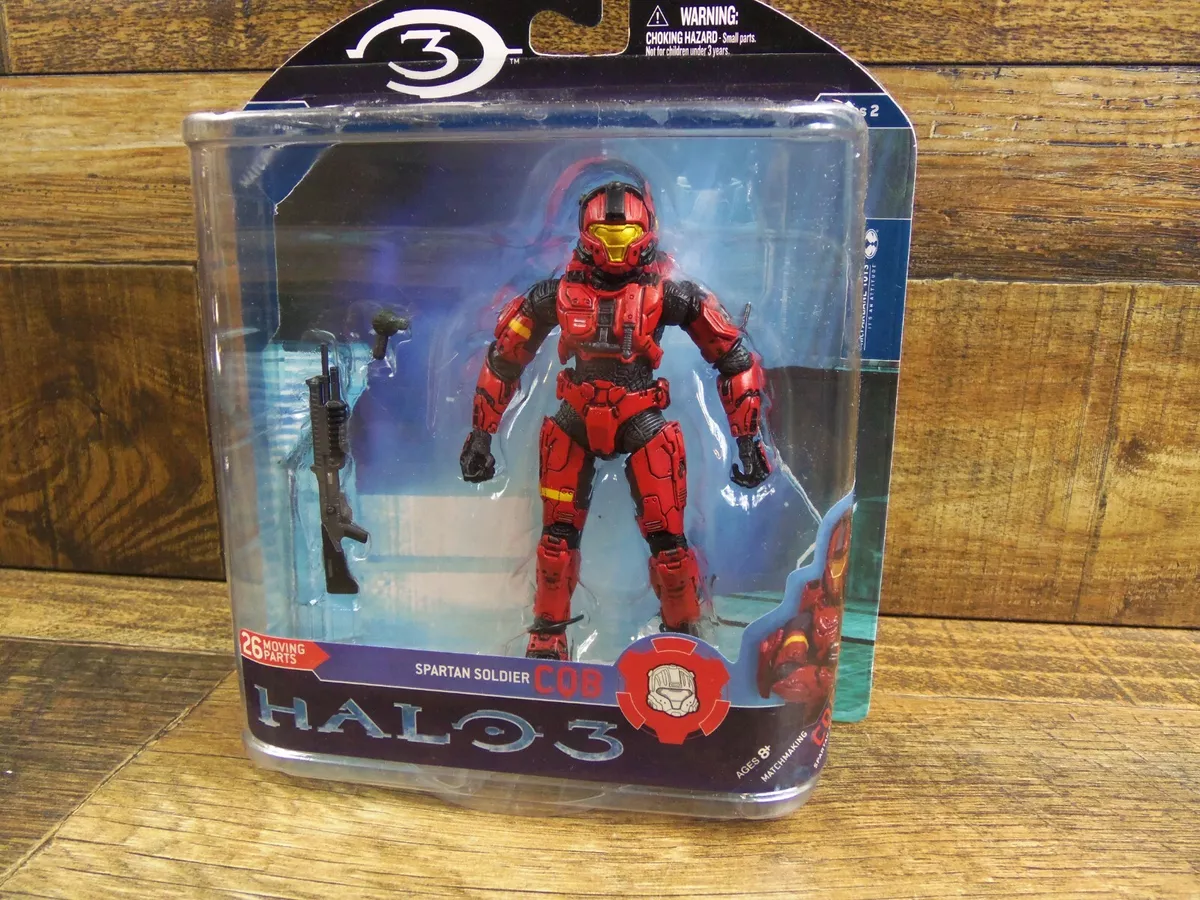 Halo 3 Series 2 Red CQB Spartan Soldier Action Figure