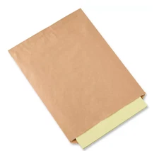 10"x13" FLAT MERCHANDISE BAGS #10 Kraft Box of 1000 ULINE S-6918 NEW