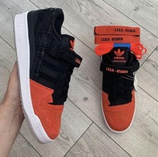 MENS ADIDAS ORIGINALS FORUM LOW ATLANTA CORE BLACK VIVID RED CASUAL GZ6604