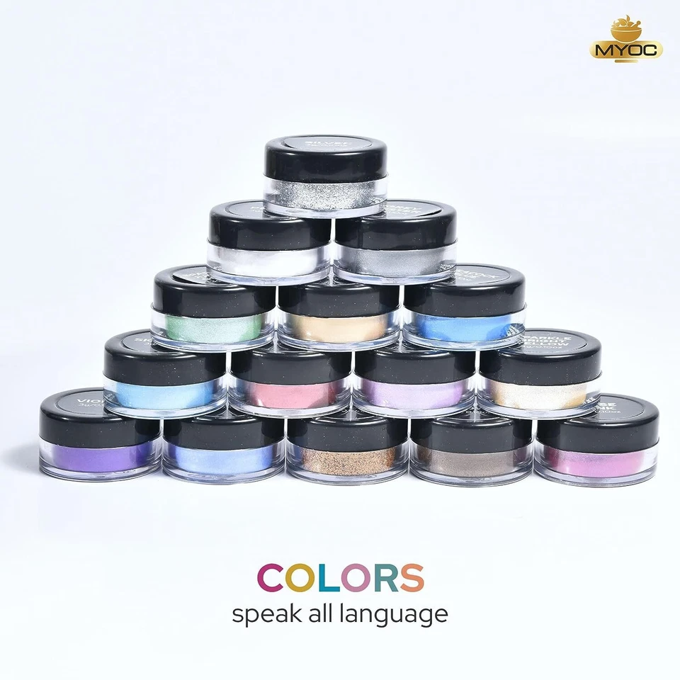 Mica Powder – Set of 14 (3 g/ 0.11 Oz), Mica Powder for soap,Candle,Epoxy Resin. - Image 2 of 4