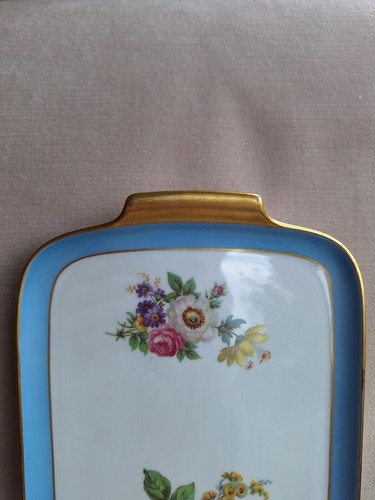 Alka Kunst Bavaria Germany Kuchen Tablett Teller Servier Blumen Rosa Rose - Bild 10 von 12