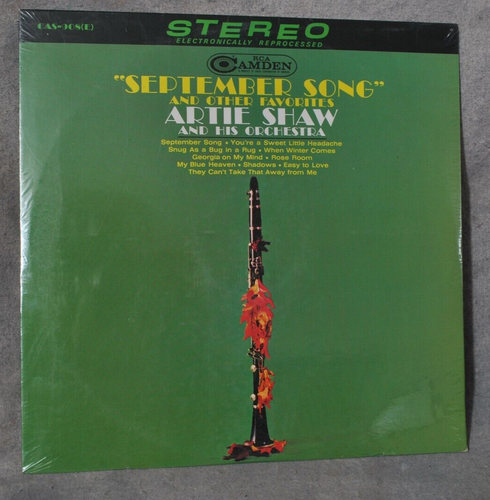 Artie Shaw And His Orchestra September Song And Other Favorites LP SEALED