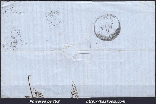 FRANCE N° 16 SUR LETTRE POUR PONTARLIER DE BESANCON PC 378 DU 05/03/1862 - Picture 2 of 2