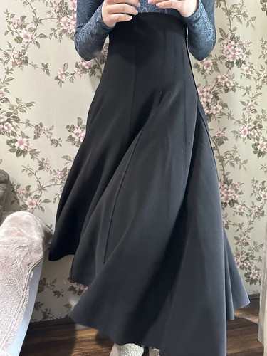 Norma Kamali Grace Damen Rock schwarz Stretch A-Linie Gr. S/32 - Bild 15 von 19