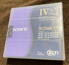 6 Sony DL4TK88 1/2" Data Cartridge DLTtape IV Factory Sealed NEW