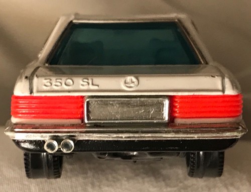 CORGI TOYS MERCEDES BENZ 350 SL WHITE WHIZZWHEELS RARE IN US! Doors & Hood Open - Picture 10 of 12
