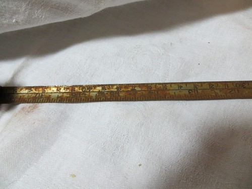 Vintage Langley Fisherman's De-Liar Fischschuppen und 42" Stahlbandmaß GEBRAUCHT - Bild 5 von 6