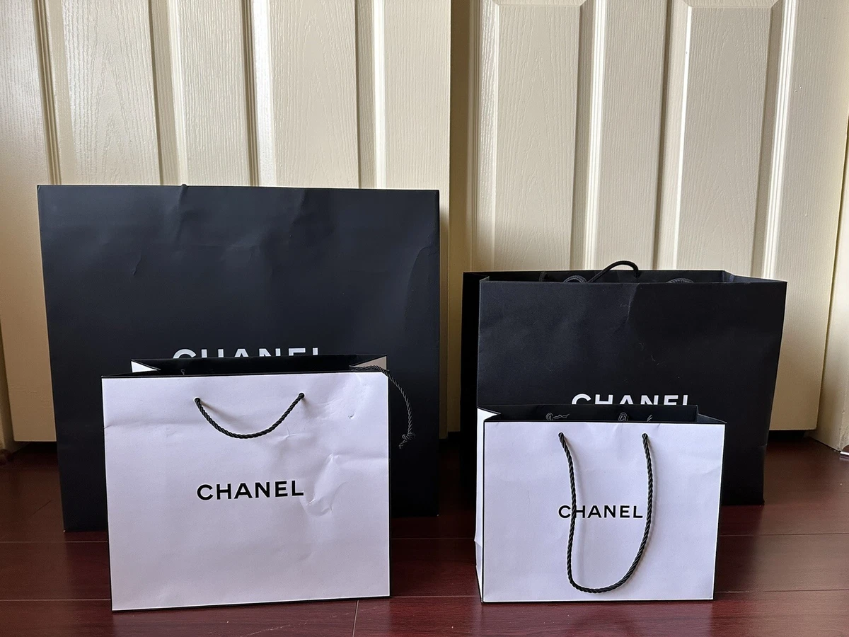 authentic chanel paper bag