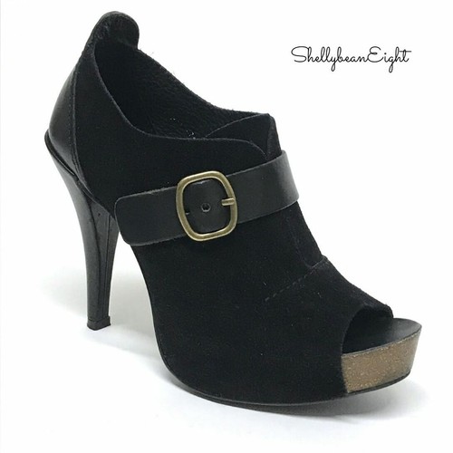 PEDRO GARCIA CHICK Peep Toe Platform Ankle Boots BOOTIES Heels W/ BAG 36.5 $460 - Picture 2 of 11