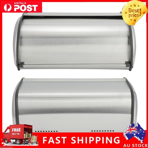 Durable Stainless Steel Bread Box with Tight-Fitting Cover