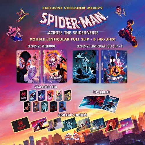 Spider-Man: Across the Spider-Verse 4K Steelbook Double Lenticular B Manta Lab - Picture 3 of 3