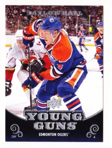 10-11 Upper Deck Taylor Hall Young Guns Rookie RC Edmonton Oilers 2010