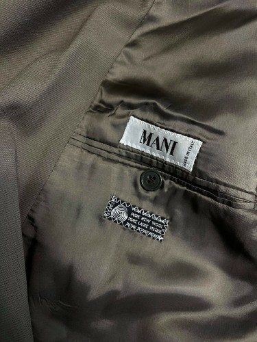 Mani By Giorgio Armani Mens Double Breasted Blazer Saks Fifth Size 38Italy - Picture 8 of 8