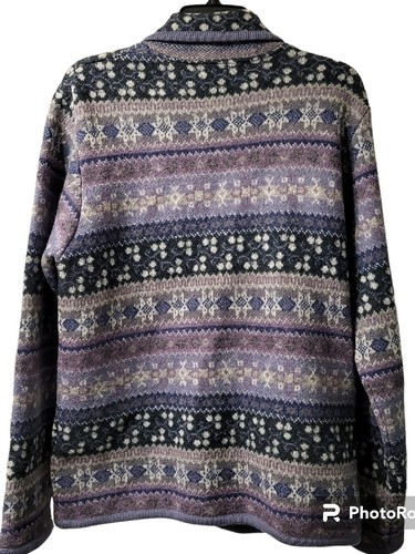 Suéter tejido a mano reliquias talla grande cárdigan lana cottagecore  - Imagen 2 de 10