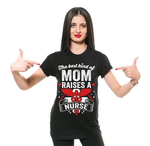 Nurse Gift Shirt - The Best Kind of Mom Raises a Nurse for Mother's Day tee - Bild 3 von 8