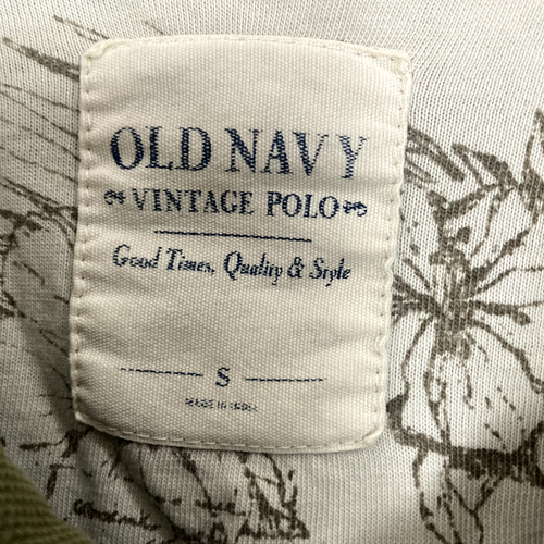 Old Navy Polo - Herren Polo olivgrün Small - S Vintage - Bild 2 von 10