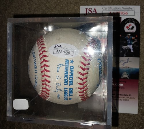 Ben Grieve Auto Signed American League Baseball JSA Sweet Spot - Picture 2 of 2