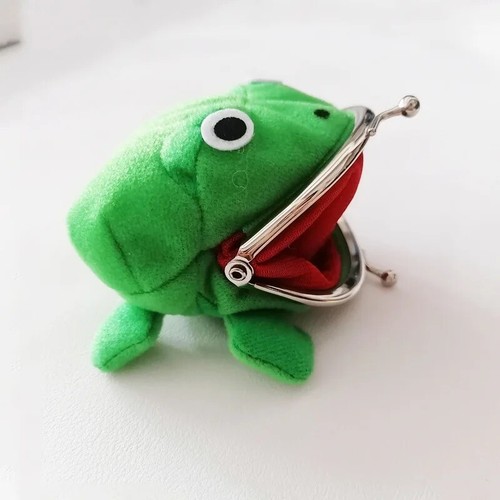 Cute Green Frog Style Coin Purse Anime Naruto Wallet Anime Cosplay Goods - Picture 3 of 5
