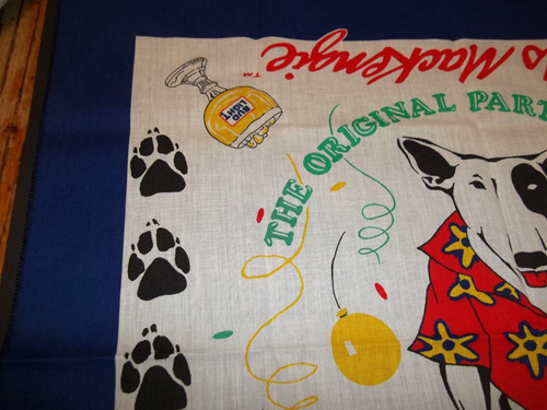 Vintage 15187 Spuds MacKenzie Bud Light Dog Scarf Bandana Made in USA - Picture 9 of 13