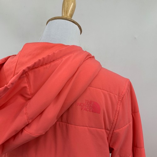 The North Face Jacket Women S Small Peach Mountain Hoodie Full Zip Pocket Filled - Picture 8 of 15