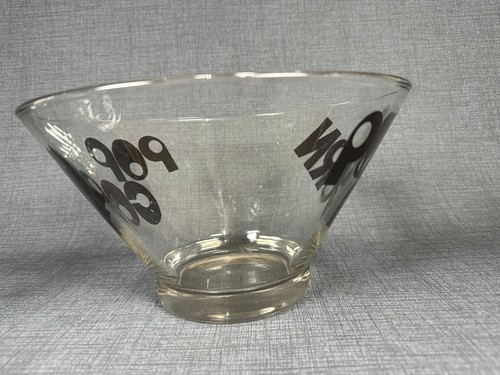 Vintage 1970er Jahre Wheaton Glas Mid Century Modern Glas 4-teilig Pop Corn Schüssel Set - Bild 9 von 17