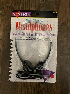 NIP Sentry Mini Stereo Over-Head Headphones H0415