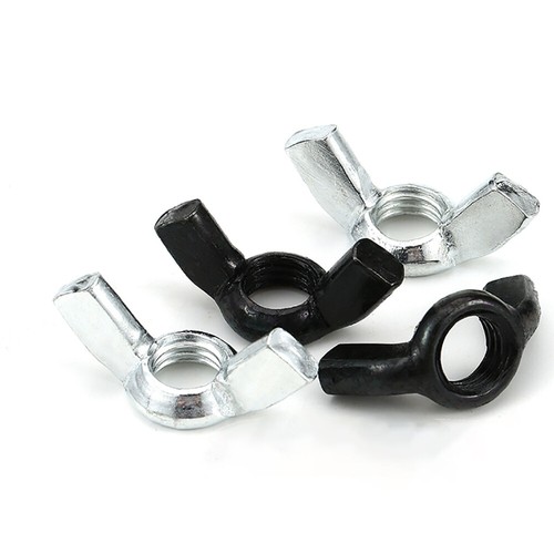 Imperial & Metric DIN 315 Wing Butterfly Zinc Plated/Black Wingnuts All size - Picture 10 of 23