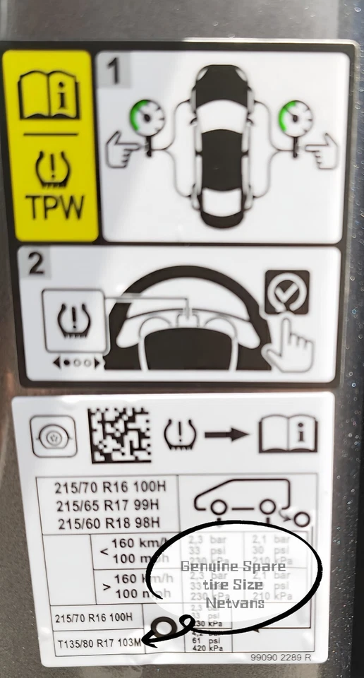 Ersatzrad Reserverad Notrad 17" für DACIA DUSTER 2024 mit Wagenheber £ Etui - Bild 2 von 4