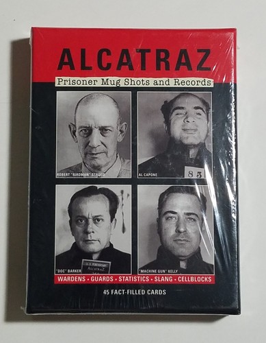 Alcatraz: Prisoner Mug Shots and Records - 45 Fact-Filled Cards -- NEW - Bild 1 von 6