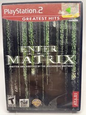 Enter the Matrix (PlayStation 2 PS2, 2003) GH Case BL Disc Manual Included Works